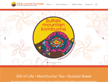 Tablet Screenshot of buffalomountainkombucha.com